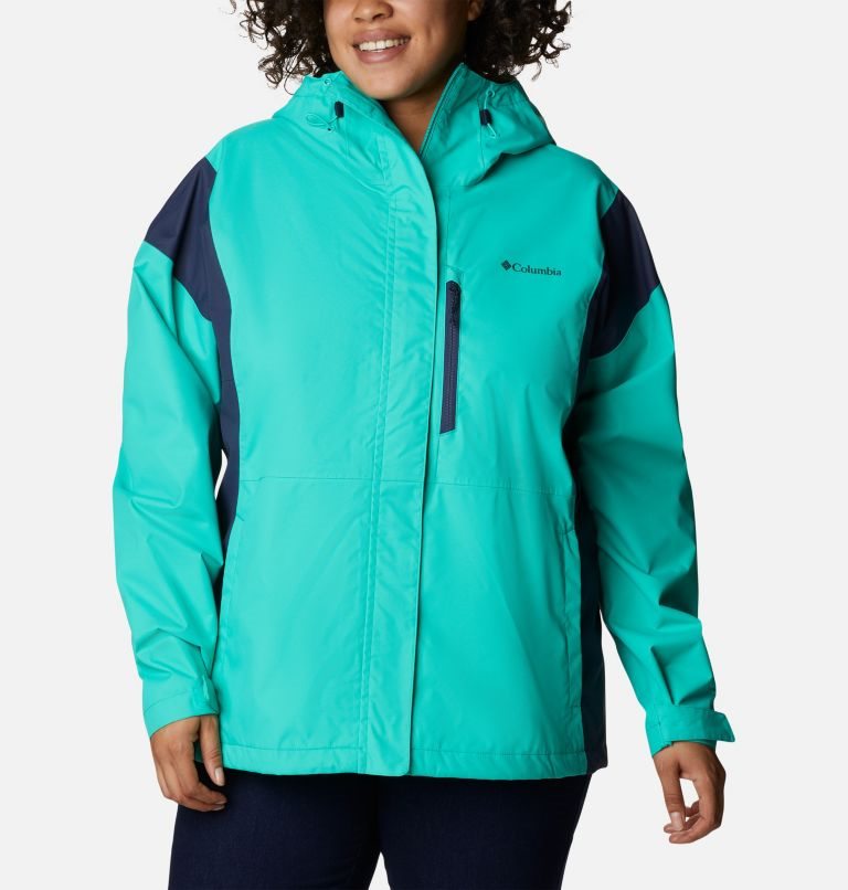 Jacheta Columbia Hikebound Dama Turcoaz | Plus Size MKQ0S17AZ